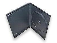 25 Pack Of Full Size Black DVD Cases For DVD Media Full DVD Case size