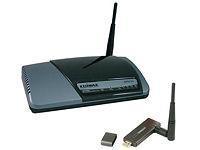 Edimax WK-1073 W/L ADSL Router with Wireless Hi-Gain USB Adapter