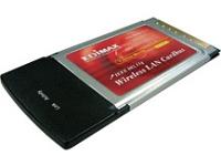 Edimax EW-7108PCG Wireless LAN PCMCIA Card, 802.11b/g 54Mbps