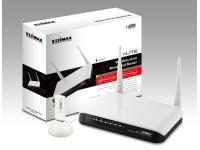 Edimax WK 2080 WiFi N lite 150mbs DSL Router free USB 11n adapter