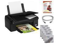 Epson Stylus SX110 All in One Printer Novatech Compatible Cartridges Glossy Photo Paper And USB Cable