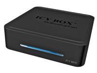 Icy Box 35quot Black SATA Media Player Enclosure USB