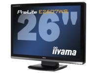 iiyama ProLite E2607WS 26quot Widescreen Monitor Multimedia 1920x1200 2ms DVI Black