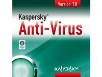 Kaspersky Antivirus v7.0 UK Edition Single Disk - 1 year - 1 User - OEM
