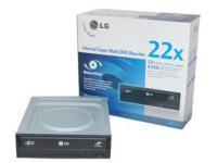 LG GH22NP20 22X DVDRW DVD RAM Black And Beige Bezels IDE With Nero Retail