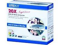 LiteOn 20x Dual Layer All Write DVD+/-R/RAM Retail Includes Beige/Black/Silver Bezels