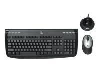 Logitech 1500 Cordless Rechargable Desktop USBPS2 Black OEM