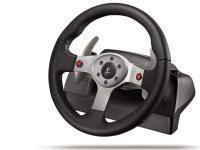 Logitech G25 Racing Wheel - 900 Degrees Of  Wheel Rotation, Six-Speed Shifter And A Leather-Wrapped Wheel For PlayStation2 And PC.