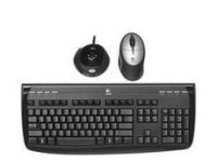 Logitech Cordless Rechargable Desktop USBPS2 Black OEM