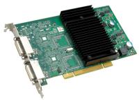 Matrox Millennium P690 PCI 128MB DualHead fanless two DVI I to HD15 adapters