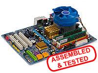 Motherboard Bundle Intel Core 2 Duo E6300 1024MB 667Mhz DDR2 Heatsink And Fan Gigabyte Motherboard