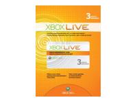 Xbox 360 3 Month Live Gold Card Microsoft Xbox 360 Subscription