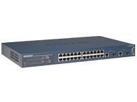 Netgear FSM7326P ProSafe 24Port L3 Managed Fast Switch with 2 Gigabit Ports amp PoE 24x 10100 Auto Sensing