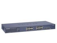 Netgear GS716T ProSafe 16 Port Gigabit Smart Switch with 2 Fibre Module Slots 16x 10/100/1000 Auto-S