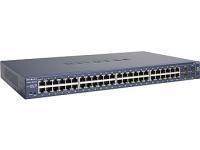 NetGear GS748T Smart 48 Port Gigabit Smart Switch with 4 Fibre Module SLots 48x 101001000 Auto Sensing Auto Uplink LAN Ports with Option for 4 x SFP Slots wit