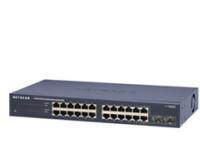 Netgear 24 Port  Gigabit Switch with 2 Fiber Slots