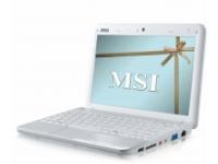 MSI Wind U100 10.2" Mini Laptop - Windows XP Home - White