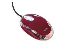 Saitek Burgundy Optical Notebook Mouse - USB