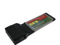 Novatech ExpressCard - 2 x Firewire And 1 x USB