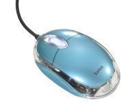 Saitek Ice Blue Optical Notebook Mouse - USB