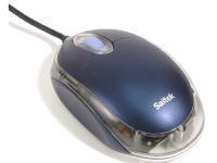 Saitek Metallic Blue Optical Notebook Mouse - USB