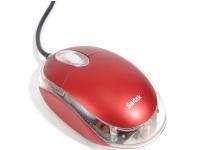 Saitek Metallic Red Optical Notebook Mouse - USB