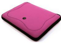 Novatech Neoprene Sleeve For 14" Laptops - Pink With Black Detail And Zip