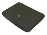 Novatech Neoprene Sleeve For 15.4" Laptops - Black With Red Detail and Zip