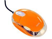 Saitek Orange Optical Notebook Mouse - USB