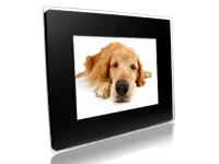 Pictorea Pro 104quot Black amp Clear Digital Photo Frame with LCD Display Set The Length Of Time Each Image Is Displayed