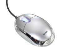 Saitek Silver Optical Notebook Mouse - USB