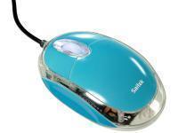 Saitek Turquoise Optical Notebook Mouse - USB