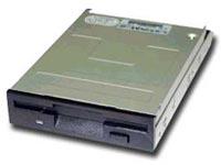 1.44MB 3.5 Inch Floppy Disk Drive (Black)