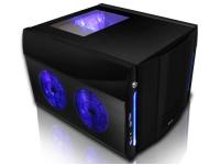 NZXT Rogue Black Gaming Case with 120mm Blue LED Fans No PSU