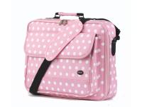 Oliepops Baby Pink Polka Dot Laptop Case Fits 15quot 16quot 17quot Notebooks