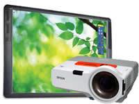 Promethean ActivBoard 387PRO 300 PRO Series 87" ActivBoard with Epson 410We Projector,