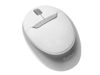 Saitek Notebook Travel Laser Mouse White - Retractable USB Cable