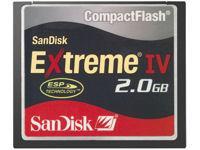 SanDisk Extreme IV High Speed Compact Flash Camera Memory - 2GB SanDisk Extreme IV High Speed Compact Flash Camera Memory - 2GB
