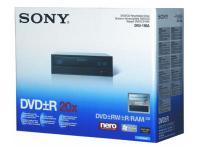Sony DRU 190A 20x DVD RRW DVD RAM Black And Silver Bezels IDE With Nero Retail