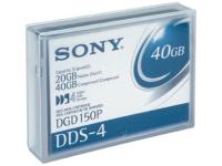 Sony DG D150 - DAT x 1 - 20 GB / 40 GB - DDS-4 - storage media
