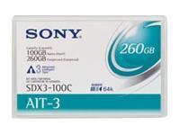Sony SDX 3-100C - AIT x 1 - 100 / 160GB Compressed - Storage Media