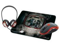Novatech Gamer Pack Advanced GM 6400 Optical Mouse Mouse Mat and Headset