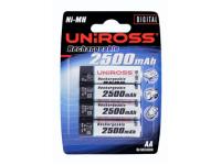 UNIROSS X4 2500 mAh batteries Ni-MH
