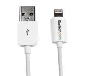 Image of Startech 1m White Apple 8-pin Lightning to USB cable