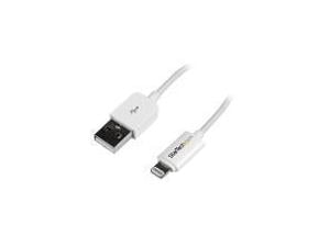 Image of Startech 2m (6ft) Long White Apple® 8-pin Lightning Connector to USB Cable