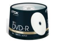TDK 16x DVD R Printable 50 Pack