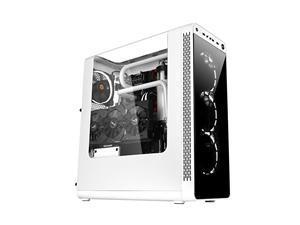 Thermaltake View 27 Snow Edition Gull-Wing Curved Window MId-Tower Case