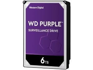 WD Purple 6TB 3.5" Desktop Surveillance Hard Disk Drive (HDD)