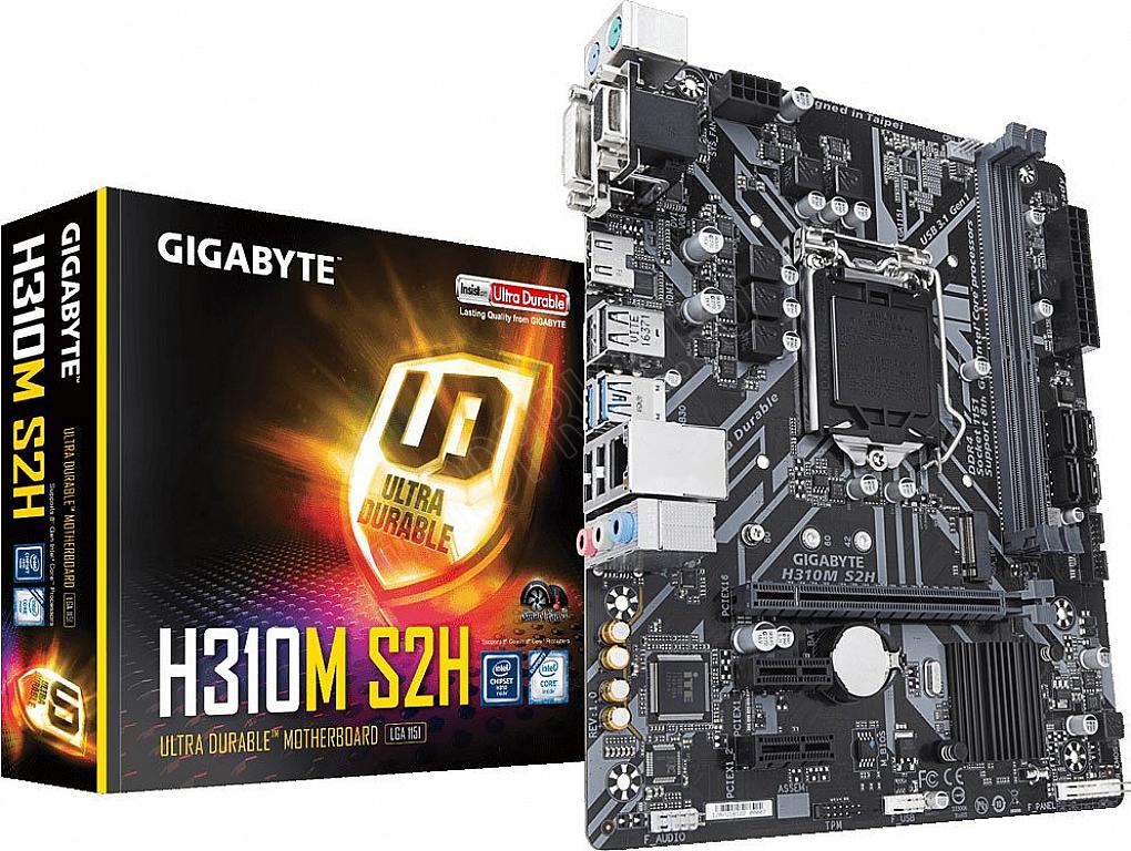 Gigabyte H310M S2H LGA1151 H310 Micro-ATX Motherboard