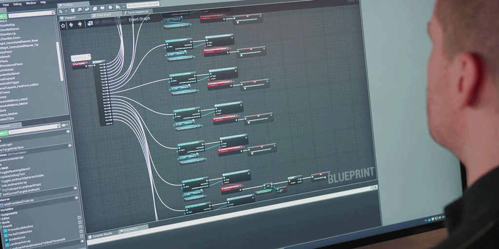 Unreal Engine's Visual "node" coding tool